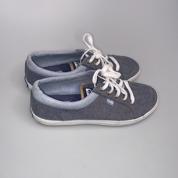 KEDS Center Canvas Sneakers Shoes WF59960 Blue Women’s Size 7 - Picture 2 of 11